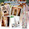 5FT Weihnachtsbaumschmuck für den Innenbereich, künstlicher Weihnachtsbaum, schmale Weihnachtsbäume oder Weihnachtsdekor für Zuhause, Zimmer, Wohnung