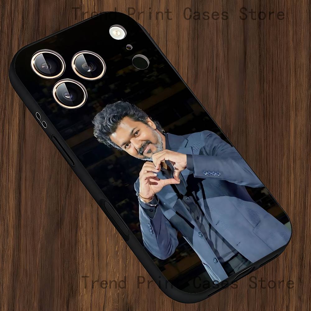 

T-Thalapathy V-Vijay India Phone Case For iPhone 15,16,17,13,14,11,12,Pro,Max,Plus,E,Air,Mini Protect Shell iPhone16plus