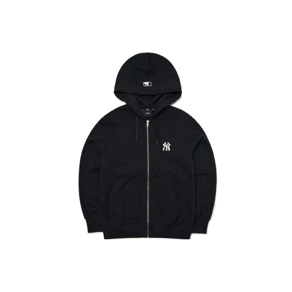 MLB New York Yankees Logo Zip-Up Hoodie Unisex hoodies Black 3ATRB0421-50BKS