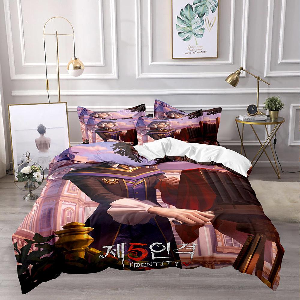 Fifth Personality Quilt Cover Bedding 3D Digital Printing Three-Piece Set