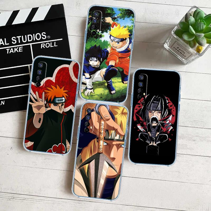 Cartoon Naruto Transparent Phone Case for Motorola Moto Edge 20 30 40 50 S30 Fusion Ultra Pro Neo Lite + G200 G23