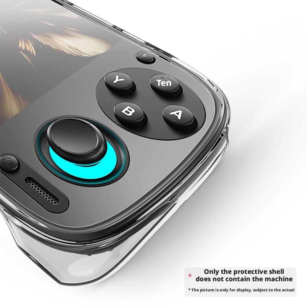 For Retroid Pocket 5 Ergonomic Design TPU Transparent Soft Case Grip Game Console Case Grip Protective Case Shockproof Cover