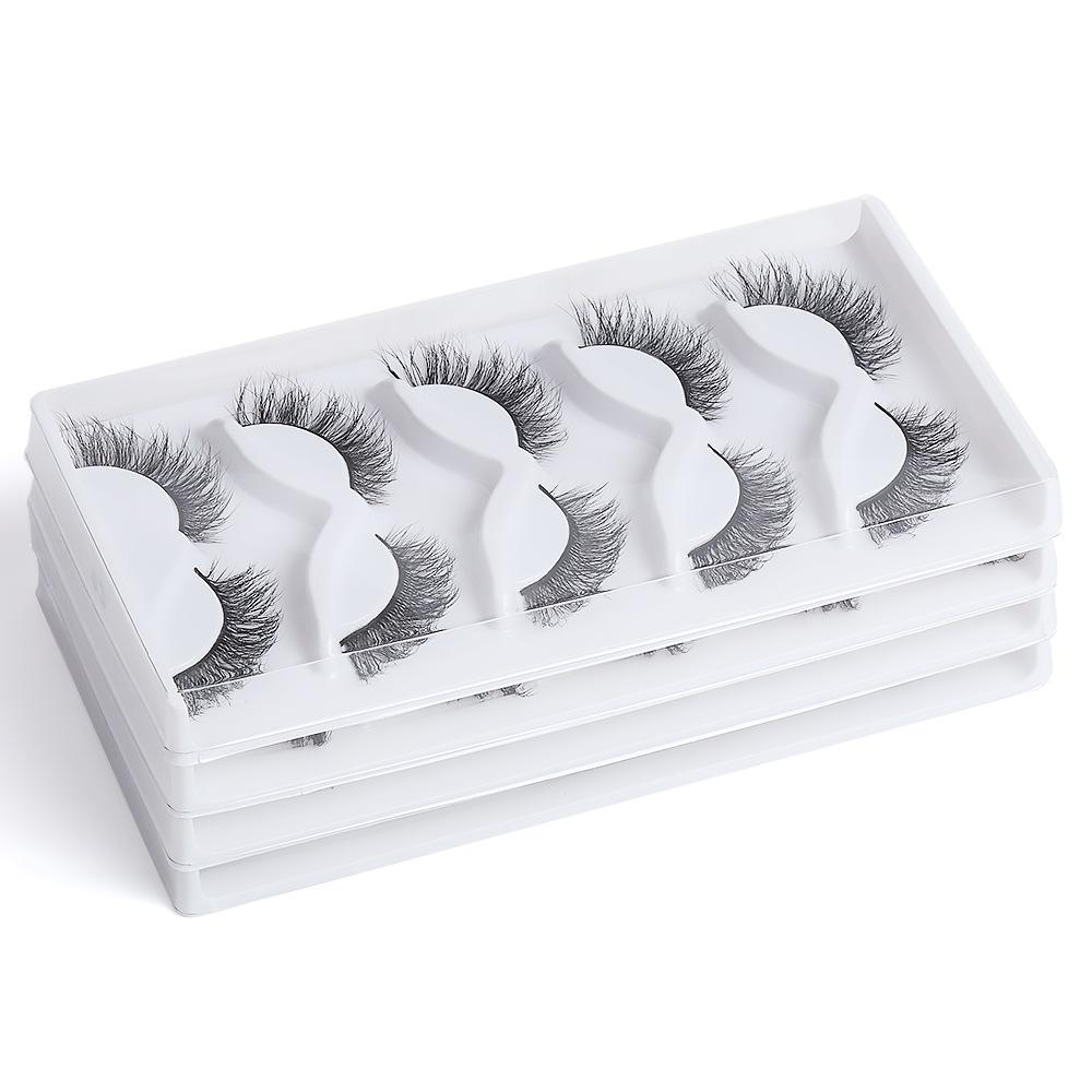 5 Pairs Of High-Quality Imitation Eyelashes Are Messy And Curled To Simulate Daily False Eyelashes