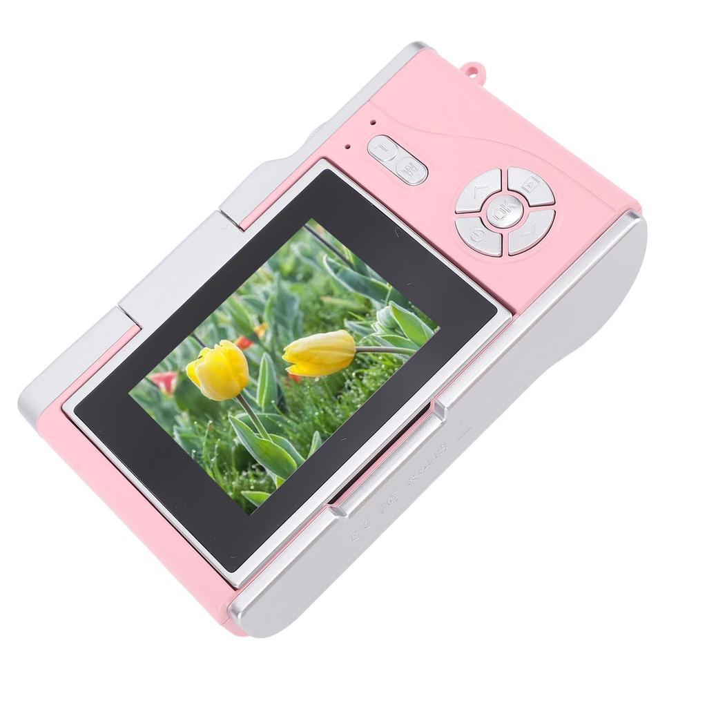 Digital Camera 4K 48MP 18x Zoom Auto   Anti Shake 2.4 Inch Screen Built in Fill Light Compact Students Camera for Daily Travel