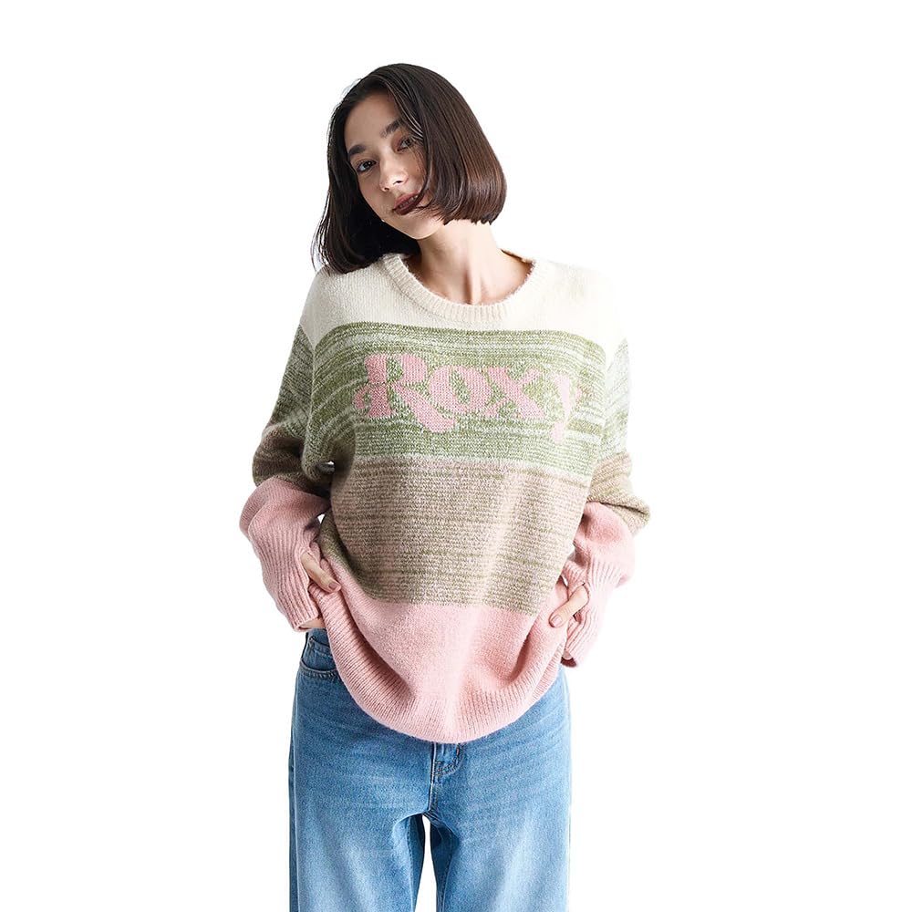 Roxy Regular Fit Crew Neck Pullover Pink Women's Sweater,