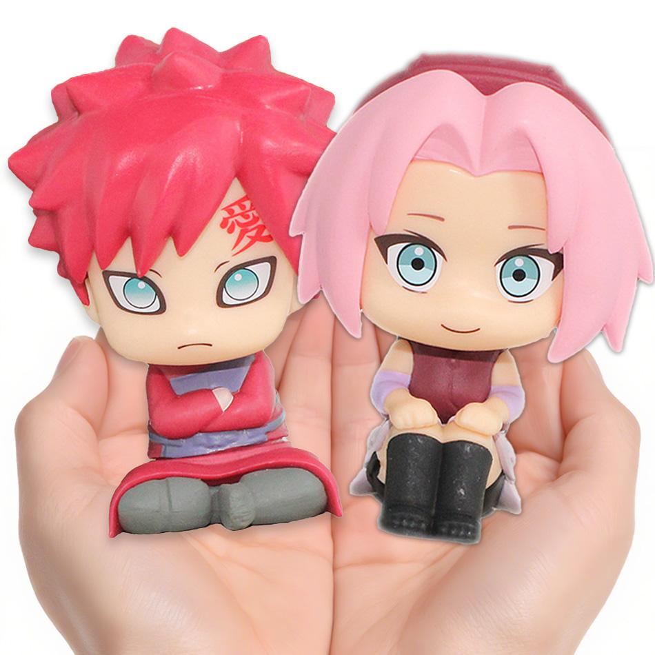 Naruto Anime Figure Naruto Kakashi Action Figure Q Version Kawaii Sasuke Itachi Figurine Car Decoration Collection Model Toys
