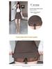 High Waist PU Leather A-Line Midi Skirt - Autumn/Winter Collection, Anti-Exposure, Slimming, Frosted Matte Finish with Zipper