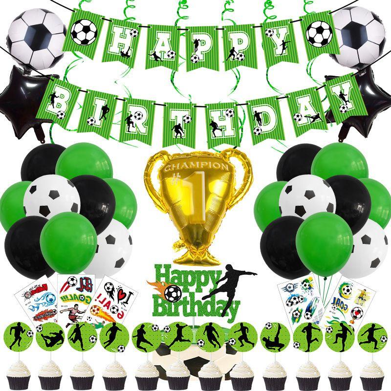 Football World Cup Trophy-themed Football World Cup Trophy Aluminum Film Balloon Set Birthday Party Decorative Items Hercules cup set