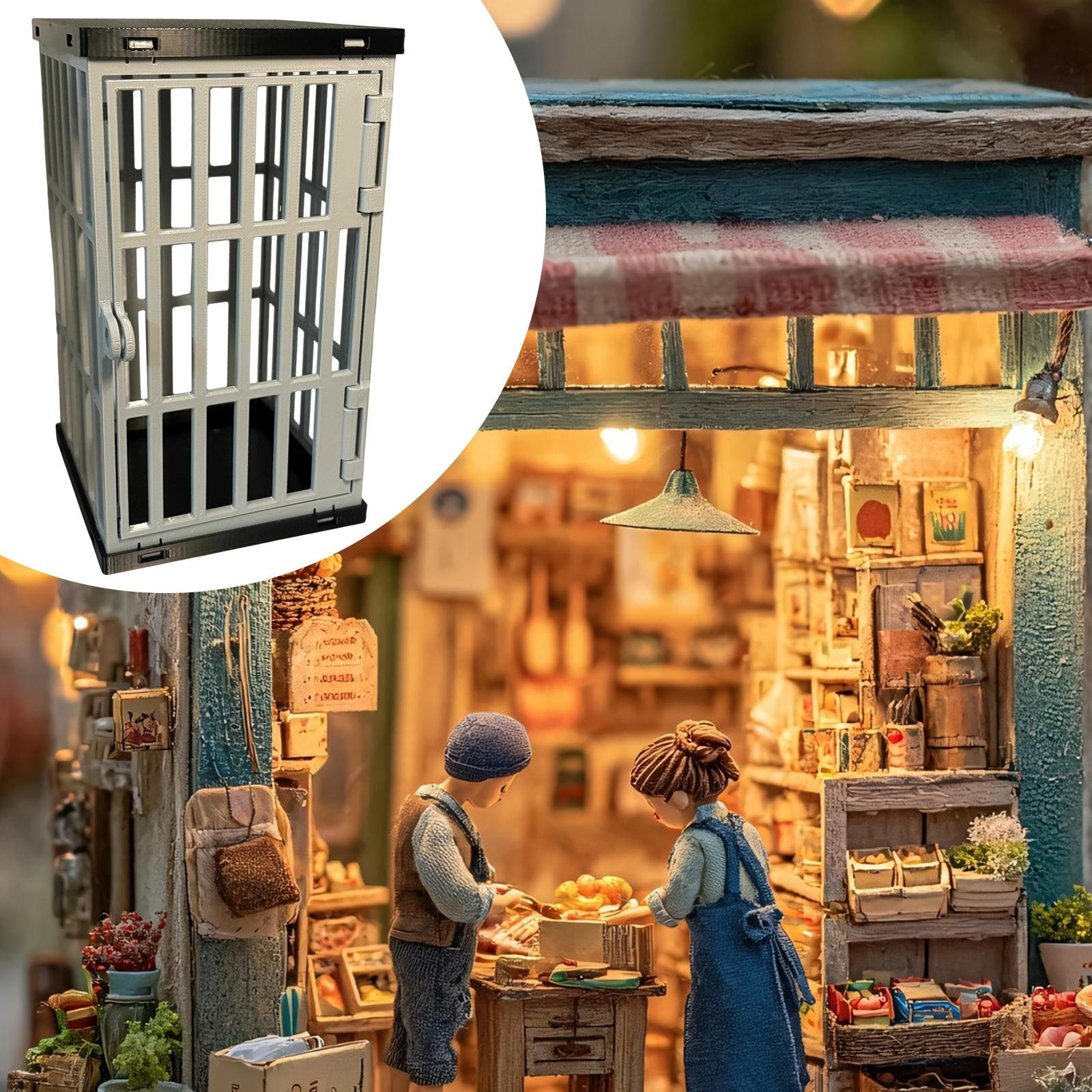 

Jail Prison Cell Model for 6-8 inch Action Figures 1/12 Diorama Decoration Artwork Scene Accessories