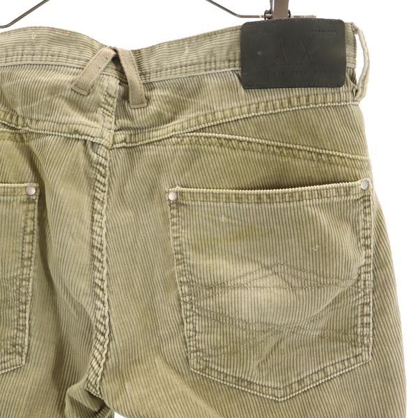 Armani Exchange Corduroy Pants 30 Khaki Men's Used