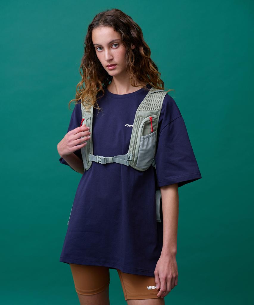 Minasu Unisex Symbol Sorona Basic T Shirt_Navy