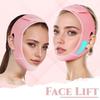 V-shaped lifting mask, chin strap for sleep, women's V-shaped lifting mask, facial slimming exerciser, pink (1 piece)