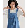 Inman Women's Lyocell Cotton Denim Overall Dress