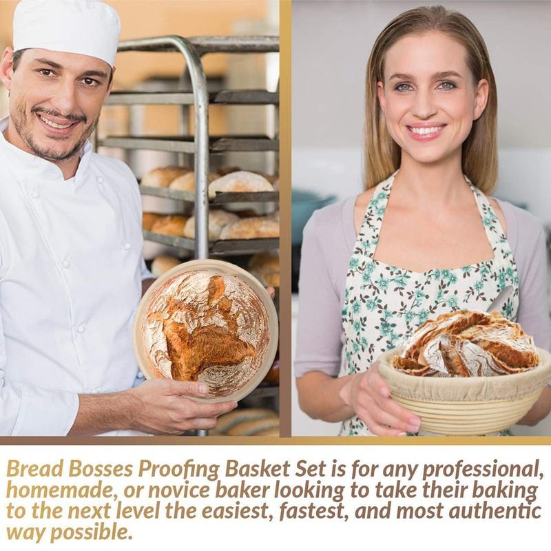 Round /Oval Bread Fermentation Natural  Rattan Basket Country Bread Baguette Dough Mass Proofing Tasting Proving Baskets BakerySupplies