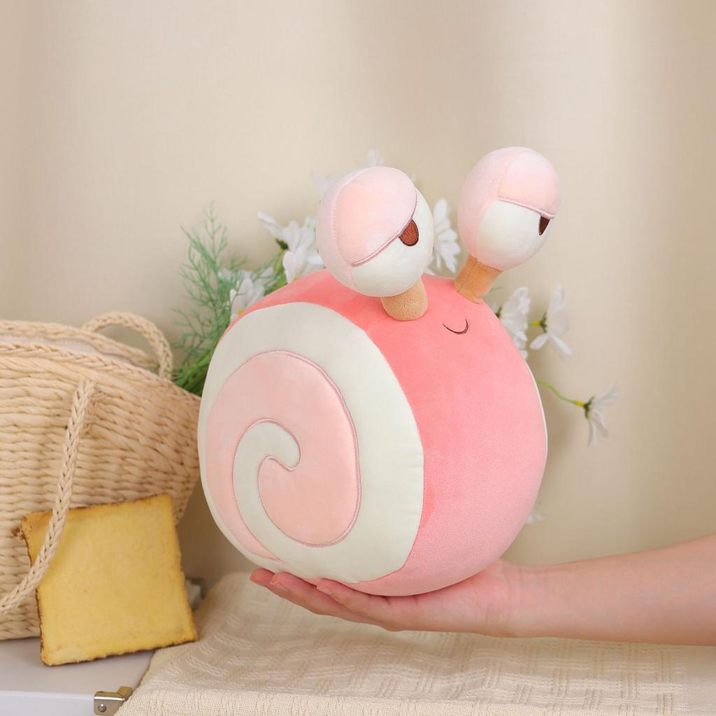 Swiss Snail Roll Plush Toy Doll Pillow Pp Cotton Stuffed Children Birthday Gift