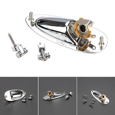 1/4 " (6,35 mm) Bootsstil Gitarren-Tonabnehmer Ausgang Eingang Klinkenbuchse Buchse für Gitarre Mono Elektrische Gitarre Ersatzteile