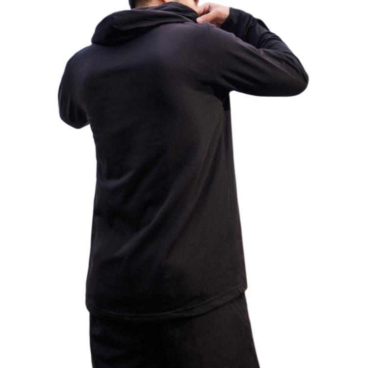 adidas Sweatshirts Men's Black Hooded Moderate Regular GV5281