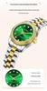 Oufanni Women's Luminous Quartz Waterproof Watch with Steel Band