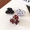 Cute Polka Dot Hair Claw Non-Slip Acrylic Hair Clamps New Mini Hair Clips  For Women