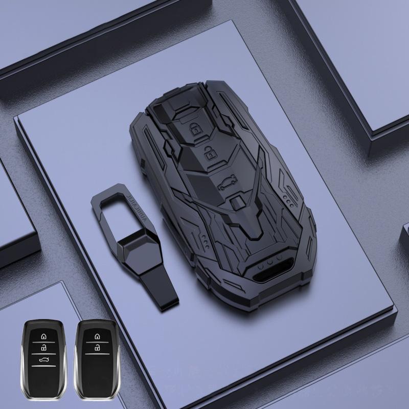 New Car Key Case Cover For Toyota Prius Camry Corolla C-HR CHR RAV4 Prado 2018 2022 Protector Key Shell Auto Accessories