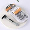 Three-Layer Old-Fashioned Manual Men's Shaving Razor with 1 Handle & 6 Blades