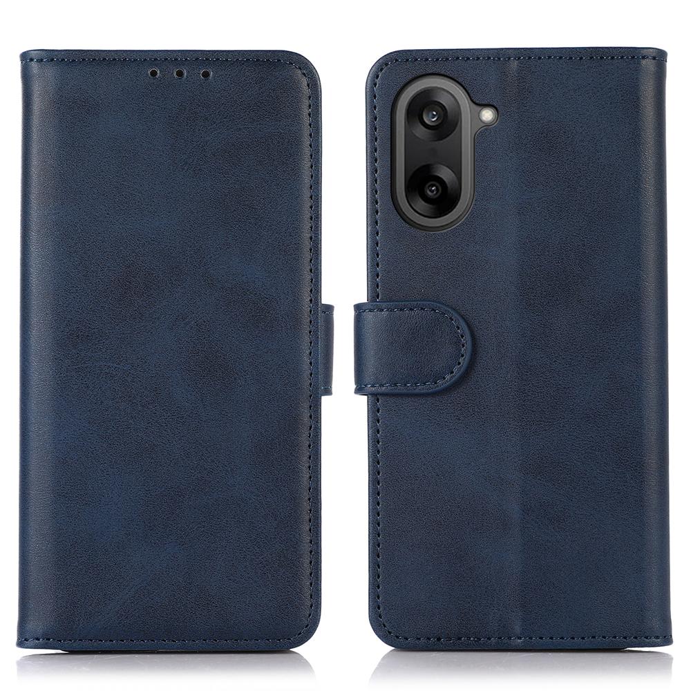 For OnePlus Nord CE5 5G Case Cowhide Texture Leather Wallet Phone Cover with Stand