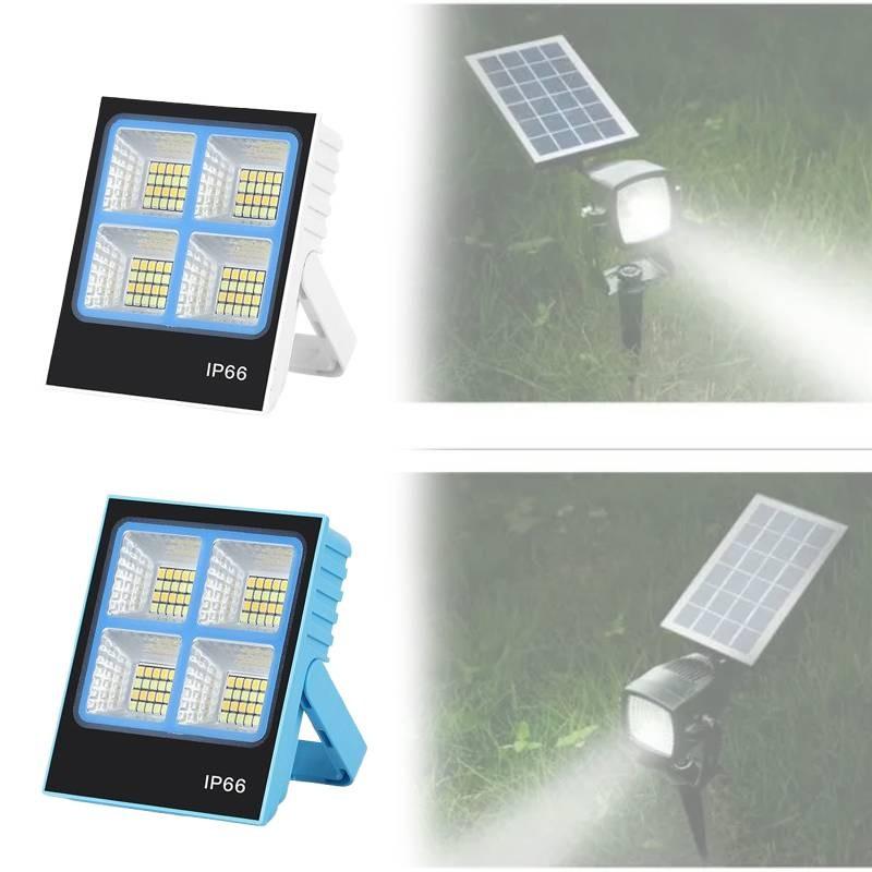 Led Charged Solar Outdoor Floodlight Bright Waterproof Magnetic Light Camping
