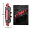 USB Rechargeable Bicycle Headlight and Taillight Waterproof for Enhanced Nighttime Safety
