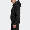 adidas Sweatshirts Men's Black Hooded Moderate Regular FR6595