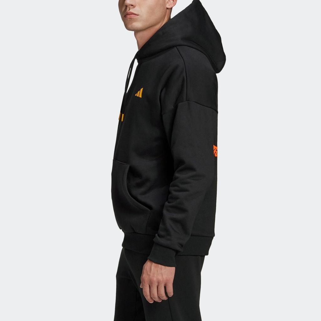 adidas Sweatshirts Men's Black Hooded Moderate Regular FR6595