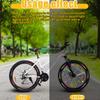 53Pcs Bike Decoration Kit, Reflective Stickers & Wheel Spoke Beads, Star & Heart Design, Durable & Cute Bike Accessories