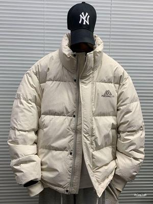 Men's Winter Down Jacket with Short Stand-up Collar - Casual, Trendy, and Versatile Thick Outerwear