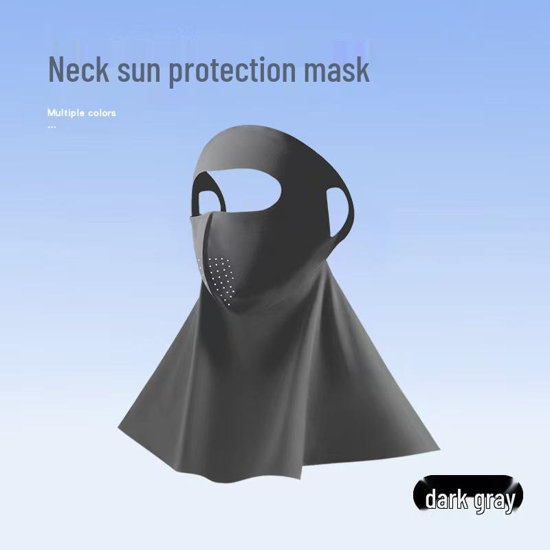 Eis-Seide UV-Schutz Facekini: Atmungsaktiv, Sonnenschutz mit Augeneckenschutz