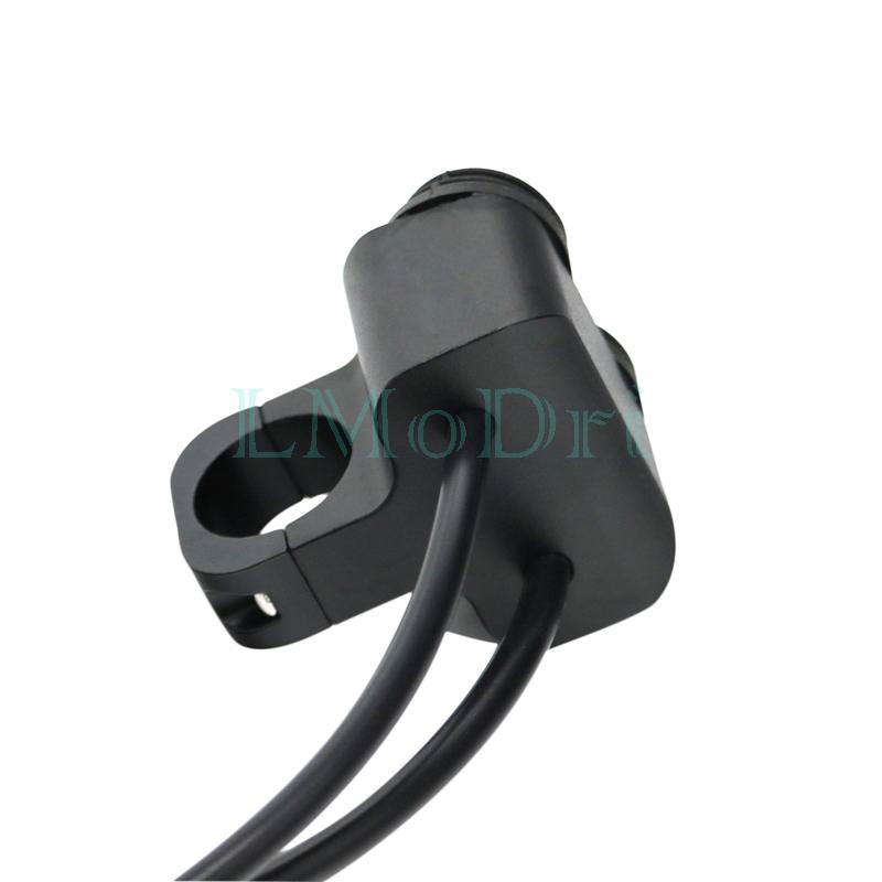 LMoDri Motorcycle Handlebar Switch 2 Control Buttons Motorbike 22mm 7/8" Bar Refit Switches ON/OFF