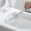 Scopino per WC in ceramica antiodore con set di supporto, manico lungo, setole resistenti, antigraffio, articoli per il bagno