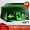 Self-Luminous Safety Exit Sign Wall Decal
