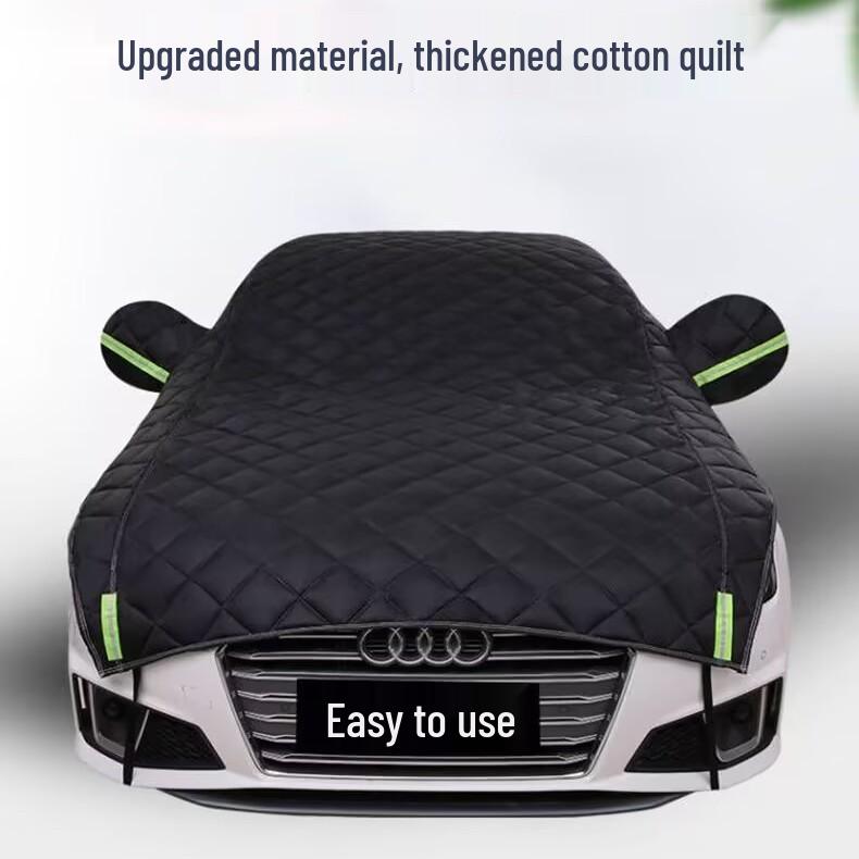 Thickened Half Car Cover: Sun, Snow, and Rain Protection Hatchback