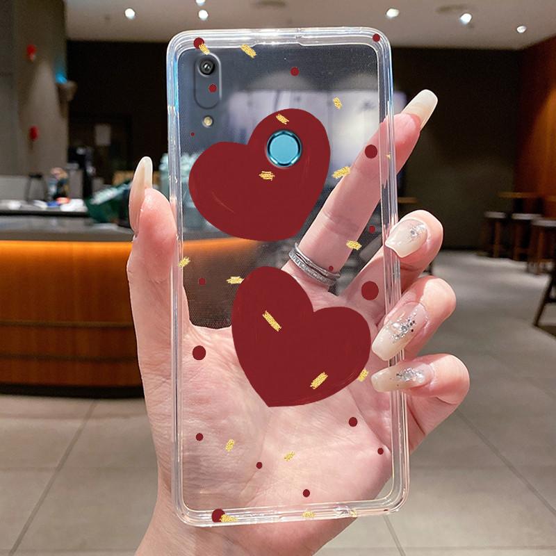 Casing For Huawei Y6 2019 Case Clear Soft Silicone Pretty Butterfly Flower Cover For Coque Huawei Y6 Prime Y 6 2019 MRD-LX1 Case