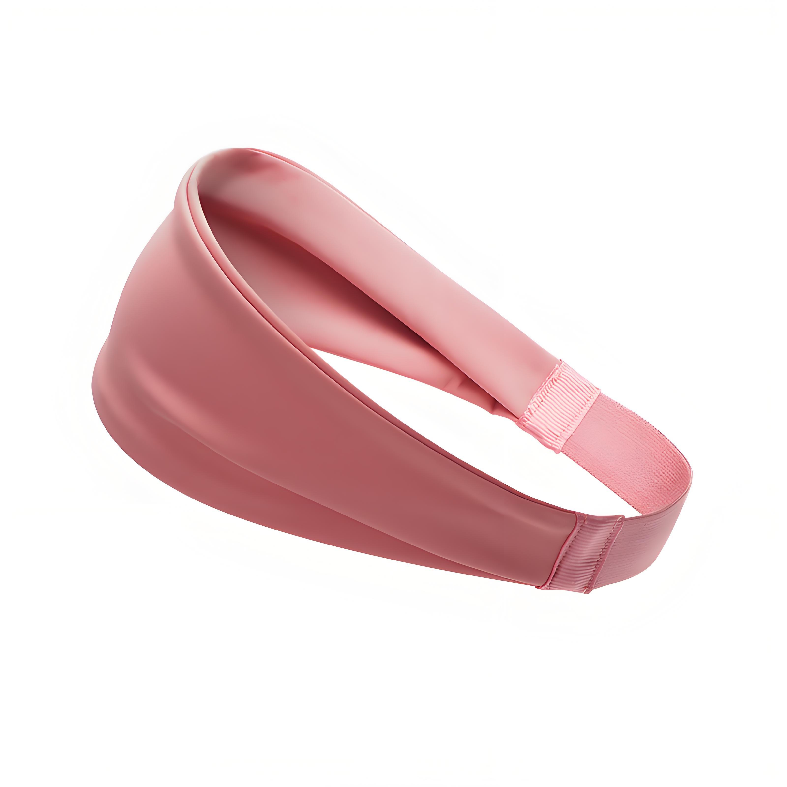 

Эластичные повязки на голову для женщин, Впитывающая спортивная повязка на голову, Мягкие повязки на голову для повседневной жизни, йоги, тренировок розовый