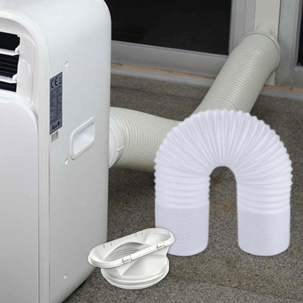 Air Conditioner Exhaust Hose 5.1 Inch Diameter AC Hose Flexible Portable Exhaust Vent Mobile Air Conditioning Exhaust Duct