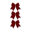 3pcs Christmas Bow Decorations, Fabric Christmas Tree Wreaths, Decorative Bow Decorations, Hanging Ornaments