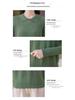 Autumn 2025 Hollowed-Out Long-Sleeve Knitted Sweater with Turn-Down Collar - Women's Fashionable Base Layer Pullover