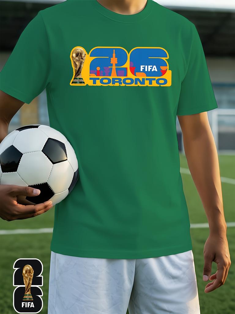 Men'S Home Wear Top [FIFA World Cup Authorization] FIFA. 2026 World Cup Sports Short Sleeved Casual Men'S Clothing
