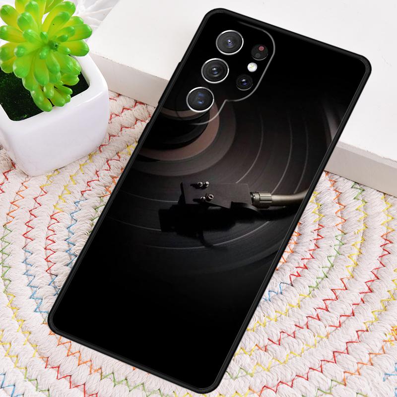 Vinyl Record Original TPU Phone Case For Samsung Galaxy Note 10 Pro S26 S25 S24 S23 S22 Ultra Plus S21 FE S20 Shockproof Cover