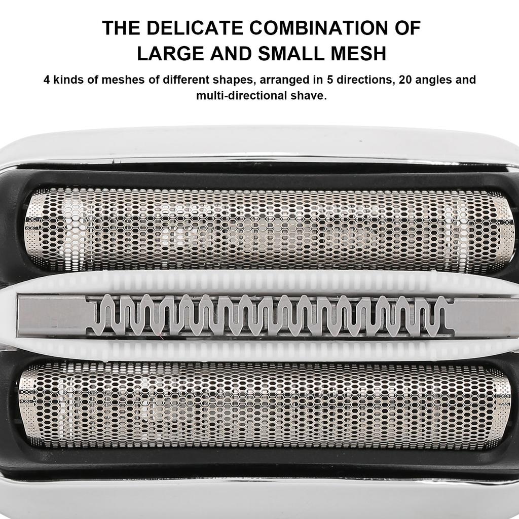 Shaver Foil Head Blade Stainless Steel Razor Blade Replacement Cutter Head for 3 Series