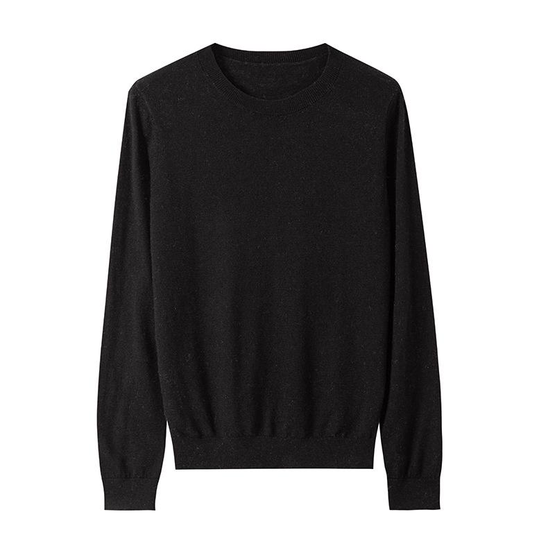 Crew Neck Commuter Pullover Wool Sweater Women's Autumn and Winter Loose Versatile Warm Knitted Top
