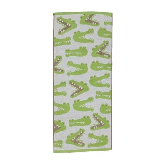 Hayashi Face Towel Approx. 34 x 80cm Animal Face Crocodile FO400204