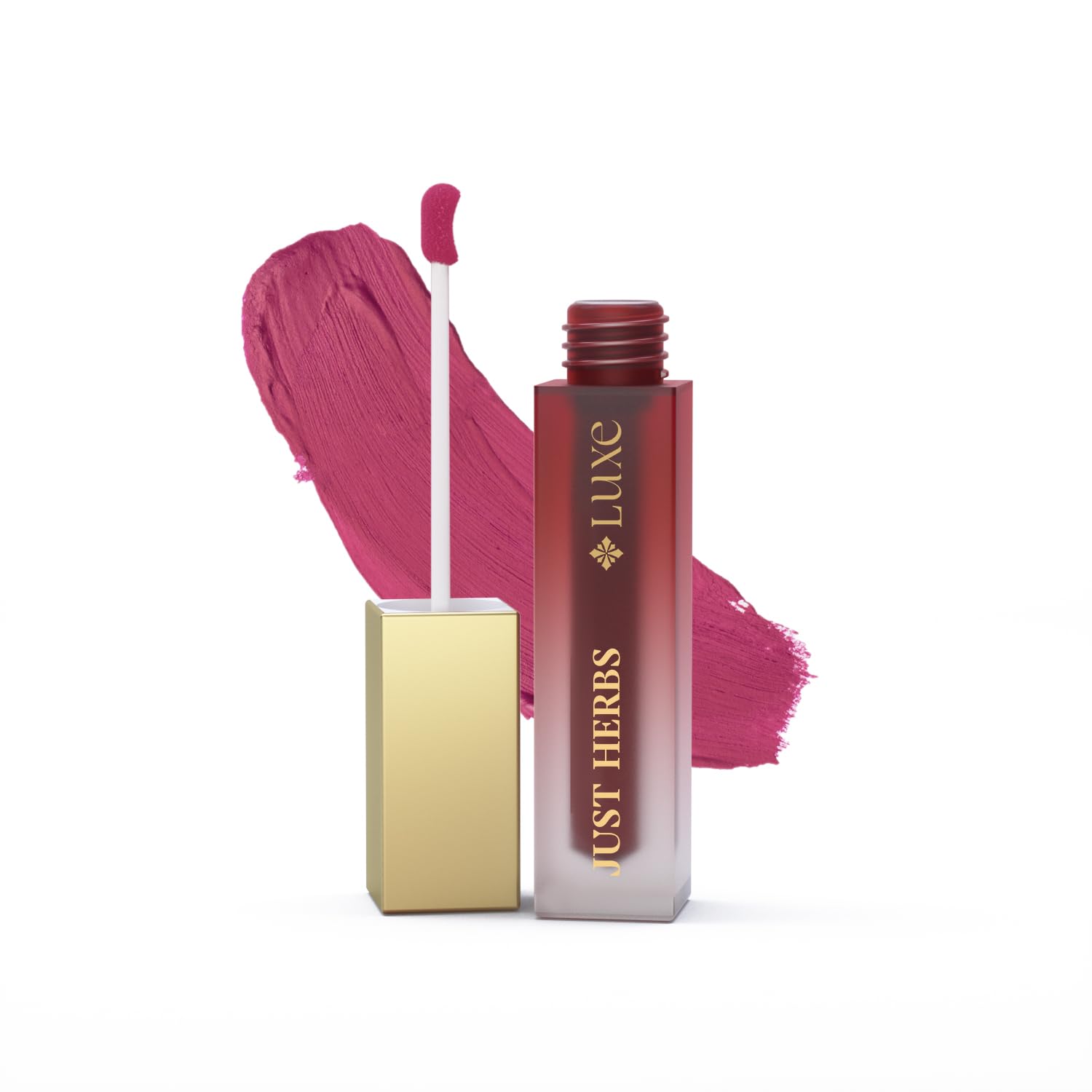 Just Herbs Luxe Dream Muse Mousse Liquid Lipstick | Luxury Makeup | Velvet Matte | Long Lasting & Transferproof Formula | Ayurvedic Lipstick - 3.