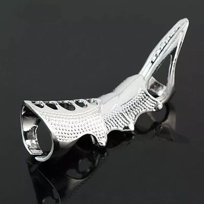 Nový Imixlot Punk Ring Rock Scroll Joint Armor Knuckle Metal Full Finger Claw Rings Sada Halloweenských prstenů