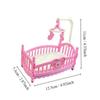 Fashion Dollhouse Miniature Furniture Cradle DIY Toy for Girls Gift Bedroom Accessories  Girls